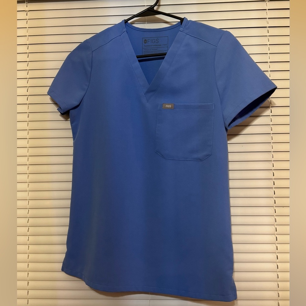 Figs Wonen’s Ceil Blue Scrub Top